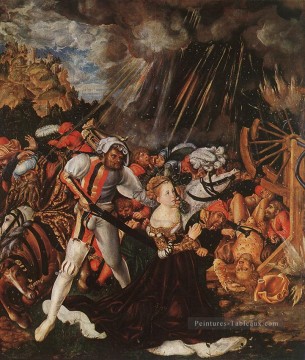 Le Martyre de Sainte Catherine Lucas Cranach l’Ancien Peinture à l'huile